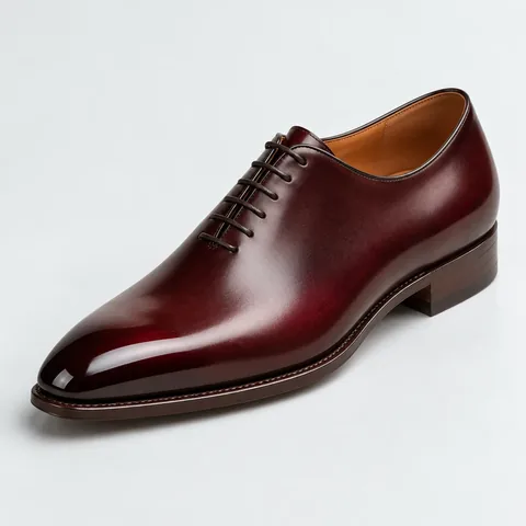 Belgravia Wholecut Oxford in horween shell cordovan
