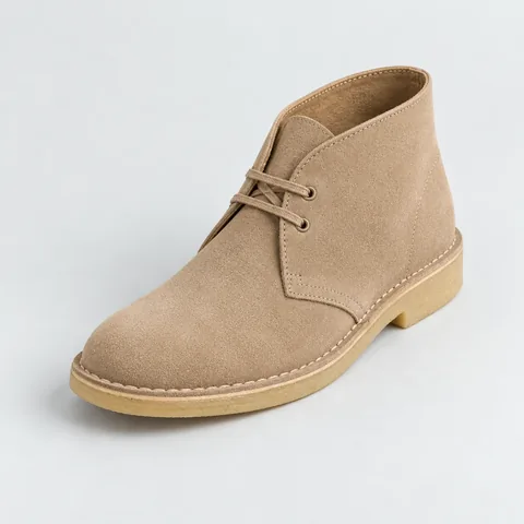 Camden Desert Boot in sand janus suede
