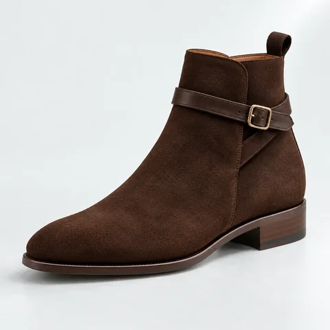 Chiltern Jodhpur Boot in chocolate repello suede