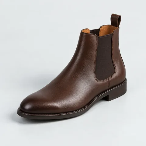 Harrow Chelsea Boot in dark brown italian calf